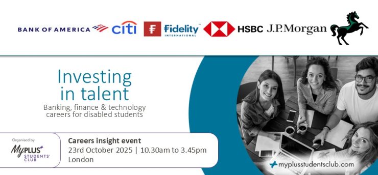 Promotional card for Investing in Talent Careers Event 23rd October