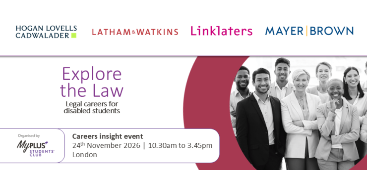 Explore the Law Careers insight event, 24th November.