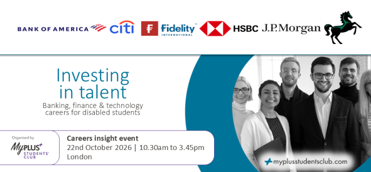 Promotional card for Investing in Talent Careers Event 22nd October