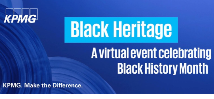 KPMG Black History Month virtual event: 16:30 to 17:30, 21st October