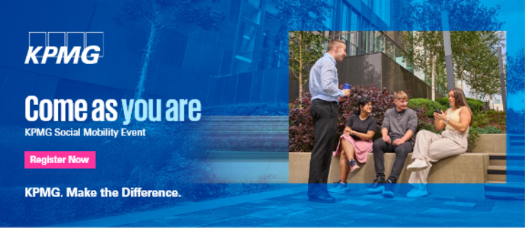 KPMG Social Mobility Event 10th February 16.30 to 17.30