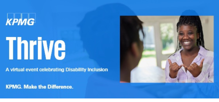 KPMG Thrive virtual event 23rd September